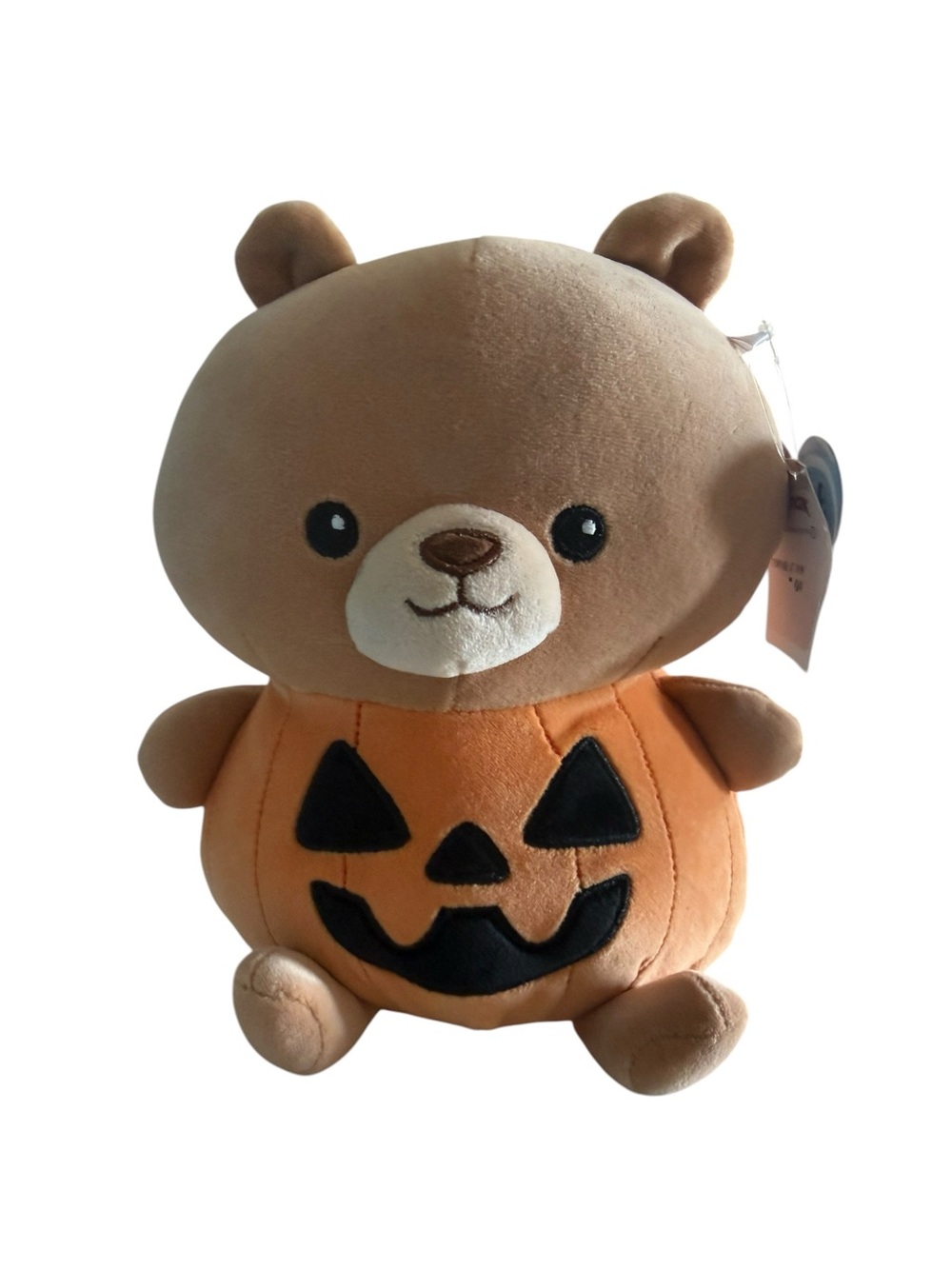 Animal Adventure Squeeze With Love Halloween Pumpkin Bear Plush NWT